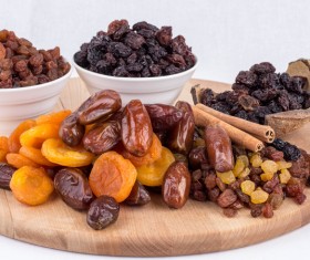 All kinds of dried fruit preserves Stock Photo 06