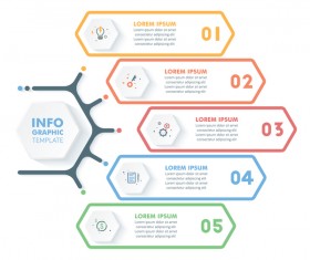 Banner option infographic template vectors 01
