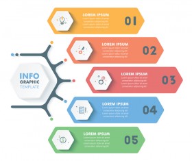 Banner option infographic template vectors 02