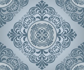 Baroque ornament pattern seamless vector vintage design 01