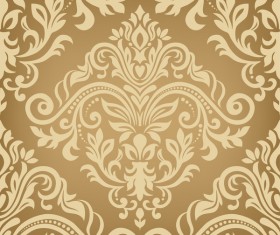 Baroque ornament pattern seamless vector vintage design 02