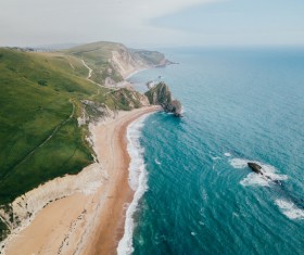 Beautiful coastline landscape Stock Photo