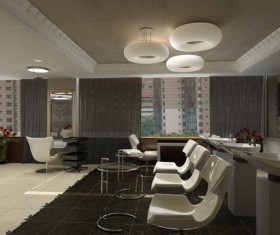 Beauty salon interior Stock Photo 01