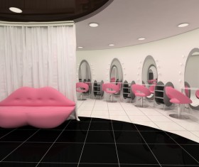Beauty salon interior Stock Photo 03
