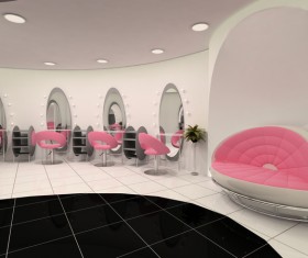 Beauty salon interior Stock Photo 04