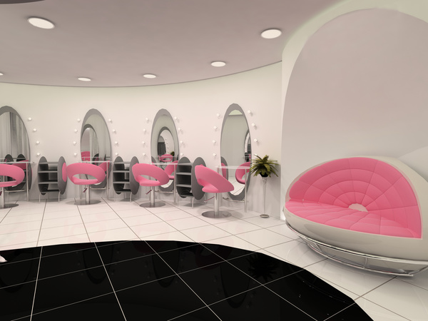 Beauty salon interior Stock Photo 04