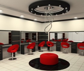 Beauty salon interior Stock Photo 05