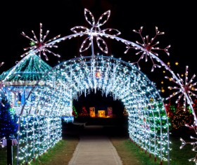 Bright arches on the street Stock Photo 05