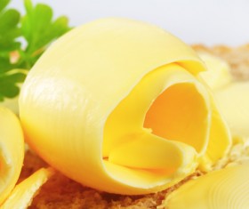 Butter roll Stock Photo