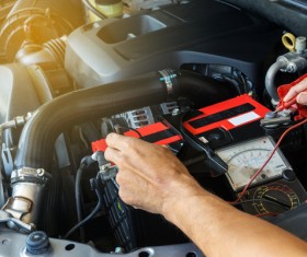 Car engine maintenance Stock Photo 02
