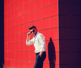 Casual dressed man Stock Photo 06