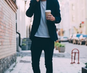 Casual dressed man Stock Photo 07