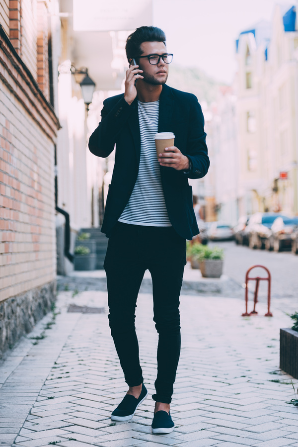 Casual dressed man Stock Photo 07