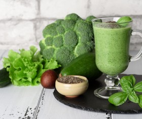 Cauliflower Smoothie Stock Photo