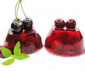 Cherry jelly Stock Photo