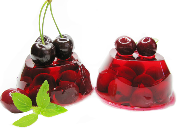 Cherry jelly Stock Photo
