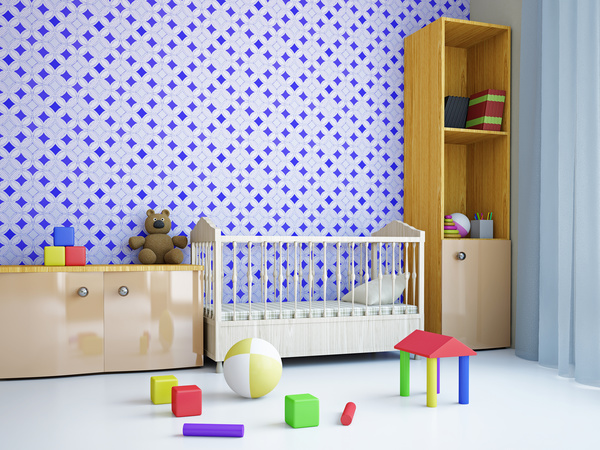 Childrens room furnishing and toys Stock Photo 02