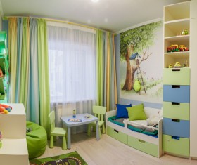 Childrens room furnishing and toys Stock Photo 04