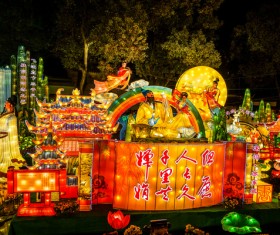 China Spring Festival festive lantern festival Stock Photo