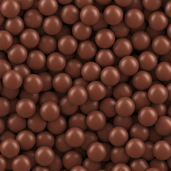 Chocolate beans background vector