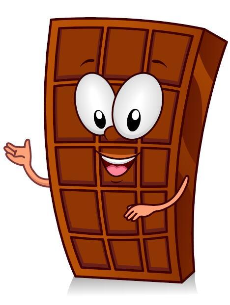 Chocolate cartoon character vector material free download