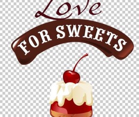 Chocolate sweet labels vector illustration 03