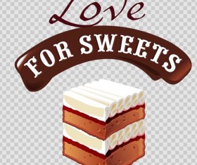 Chocolate sweet labels vector illustration 04