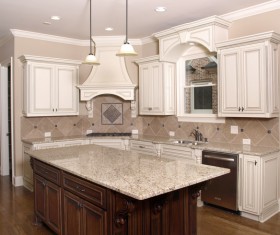 Classical Open kitchen Stock Photo 02