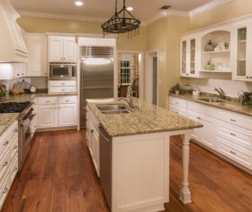 Classical Open kitchen Stock Photo 05