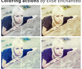Coloring Photoshop Action
