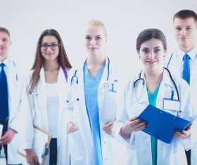 Cooperative medical team Stock Photo 02