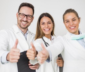 Cooperative medical team Stock Photo 03