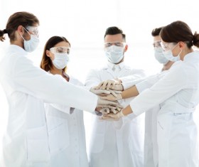 Cooperative medical team Stock Photo 05