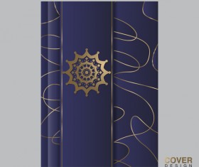 Cover template magezine with book vectors 03