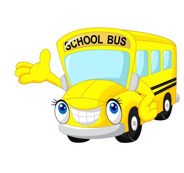 Cute cartoon school bus vector free download
