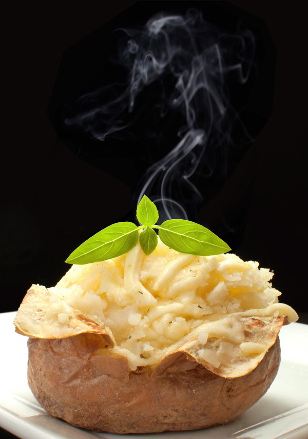 Delicious Baked potato Stock Photo 02
