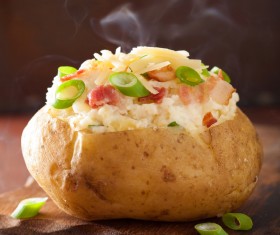 Delicious Baked potato Stock Photo 05