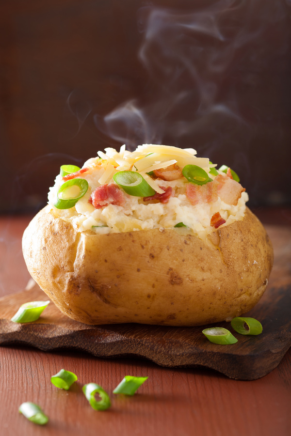 Delicious Baked potato Stock Photo 05