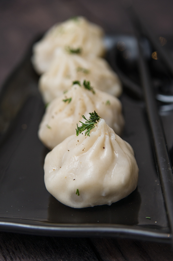 Delicious China steamed stuffed bun Stock Photo 03