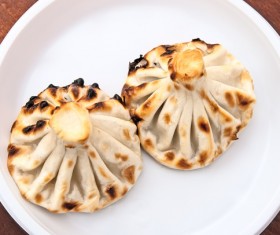 Delicious China steamed stuffed bun Stock Photo 07