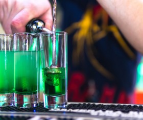 Different flavors of delicious cocktails Stock Photo 03