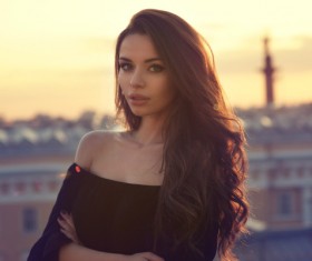 Dignified beautiful girl Stock Photo