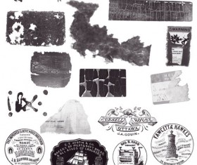 Dirty Labels Stamps Photoshop Brushes