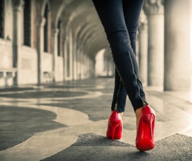 Fashion female legs Stock Photo 02