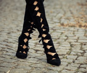 Fashion female legs Stock Photo 04