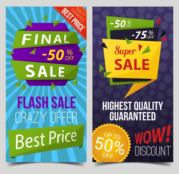 Final sale with super sale banner vector