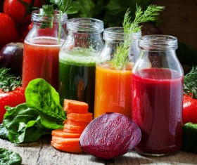Freshly squeezed vegetable juice Stock Photo 02