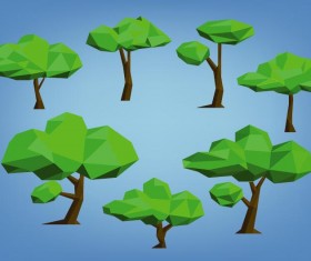 Geometry shape tree vectors 02
