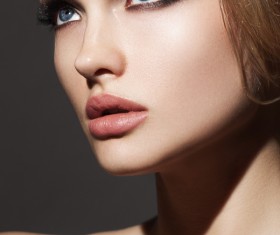 Glamorous girl in gorgeous dress Stock Photo 03