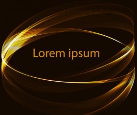 Gold abstract wave vector background illustration 02